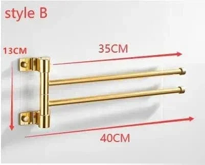 Porte-Serviettes Aluminium Léger Inoxydable Style Épuré – Linora