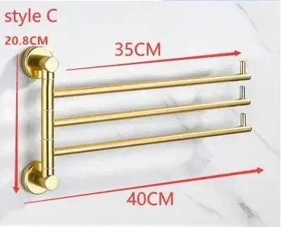 Porte-Serviettes Aluminium Léger Inoxydable Style Épuré – Linora