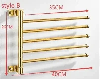 Porte-Serviettes Aluminium Léger Inoxydable Style Épuré – Linora