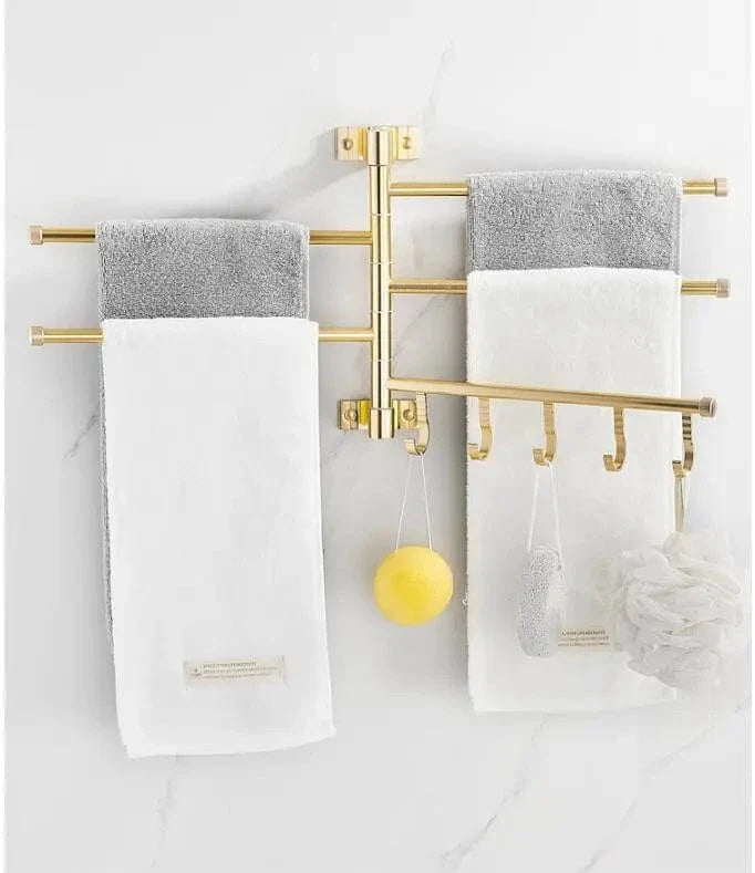 Porte-Serviettes Aluminium Léger Inoxydable Style Épuré – Linora