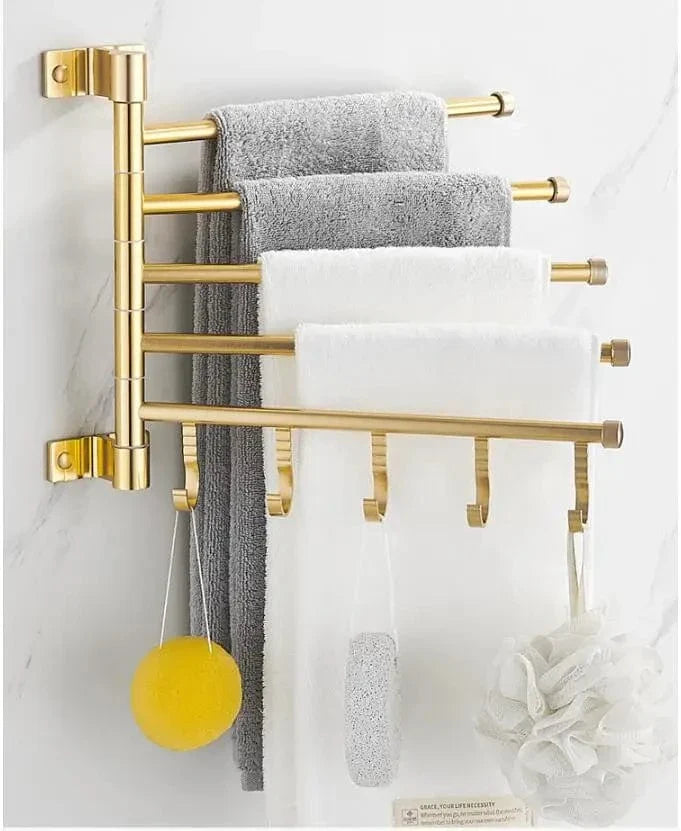Porte-Serviettes Aluminium Léger Inoxydable Style Épuré – Linora