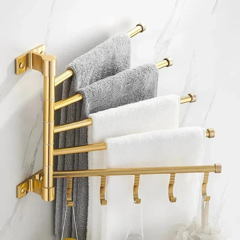 Porte-Serviettes Aluminium Léger Inoxydable Style Épuré – Linora