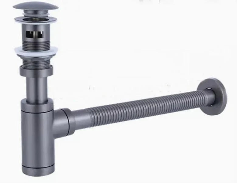 Siphon avec Bonde Lavabo Laiton Ensemble Complet Durable – Silka