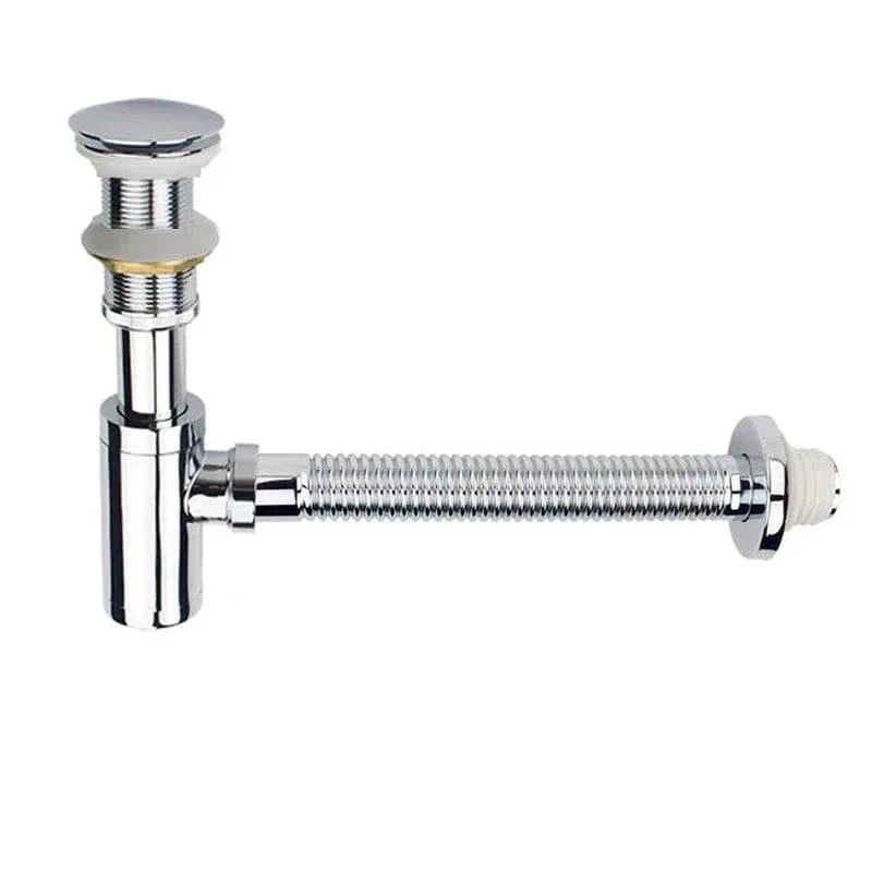 Siphon avec Bonde Lavabo Laiton Ensemble Complet Durable – Silka