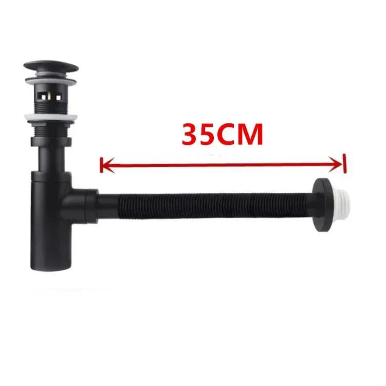 Siphon avec Bonde Lavabo Laiton Ensemble Complet Durable – Silka