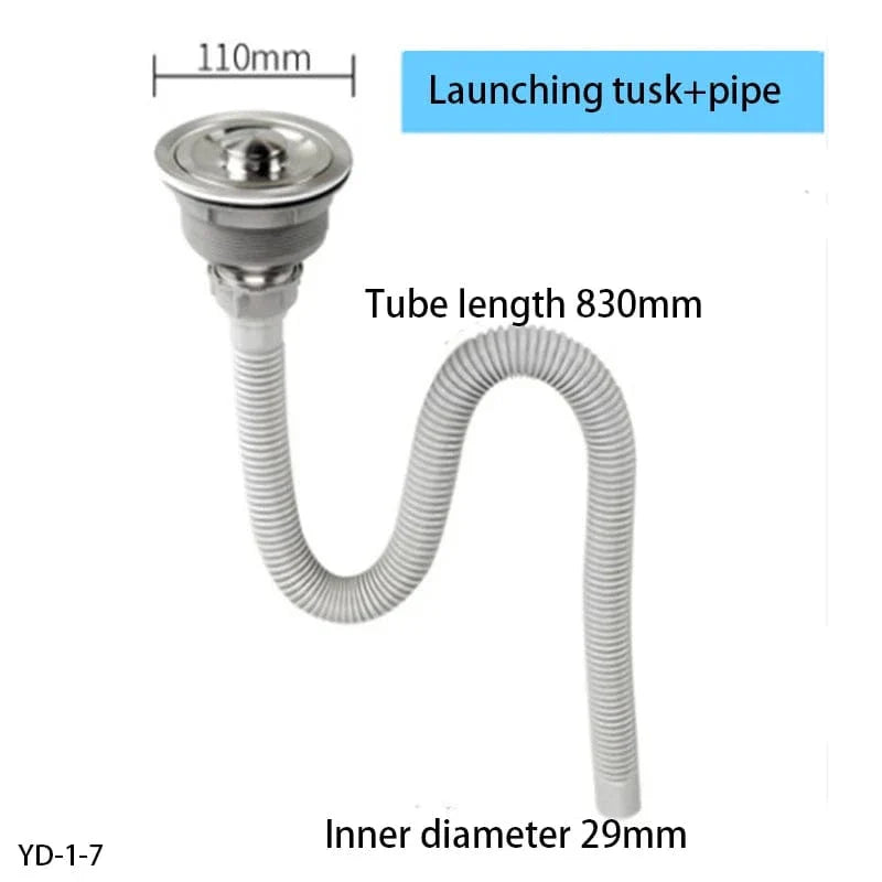 Siphon Évier Cuisine Inox Anti-Odeurs Haute Performance – Silka