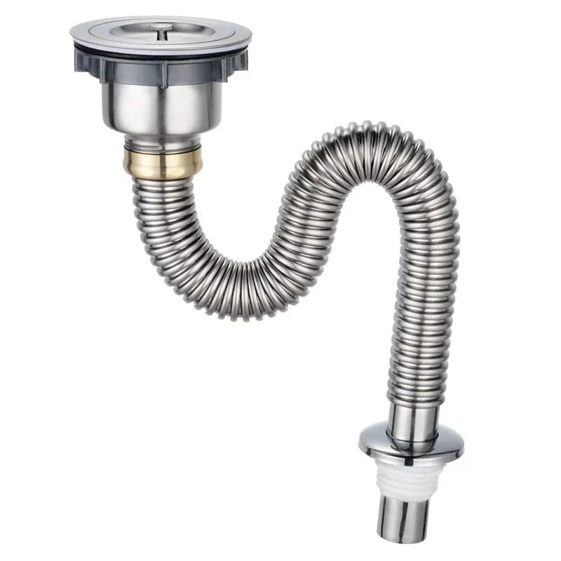 Siphon Cuisine Inox Évacuation Fiable Anti-Bouchon – Silka