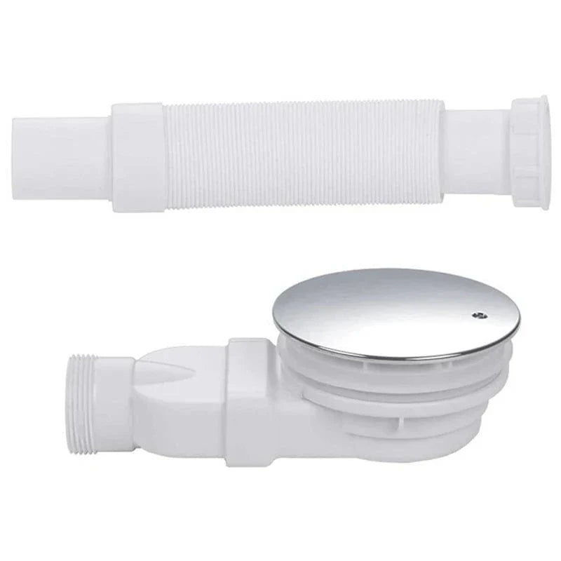 Siphon Douche Extra-Plat Chromé Idéal Faible Hauteur – Silka