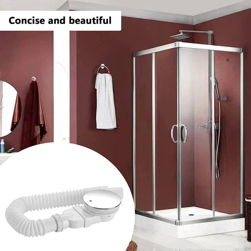 Siphon Douche Extra-Plat Chromé Idéal Faible Hauteur – Silka