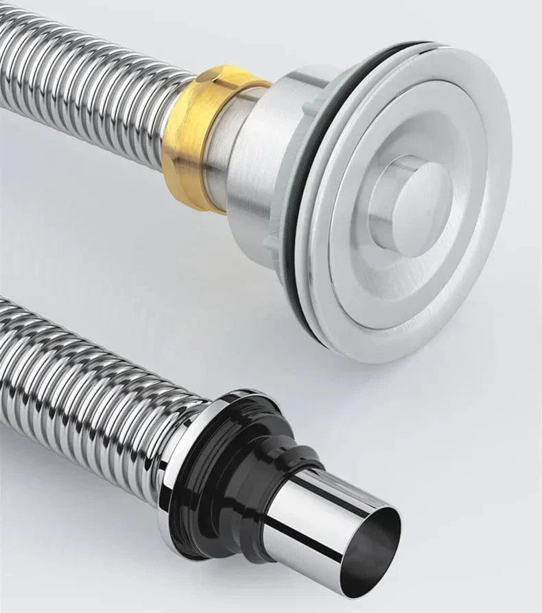 Siphon Évier Cuisine Inox Anti-Nuisibles Ultra-Résistant – Silka