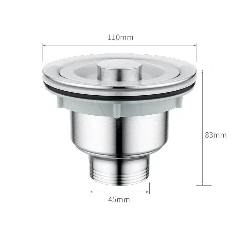 Siphon Évier Cuisine Inox Anti-Nuisibles Ultra-Résistant – Silka