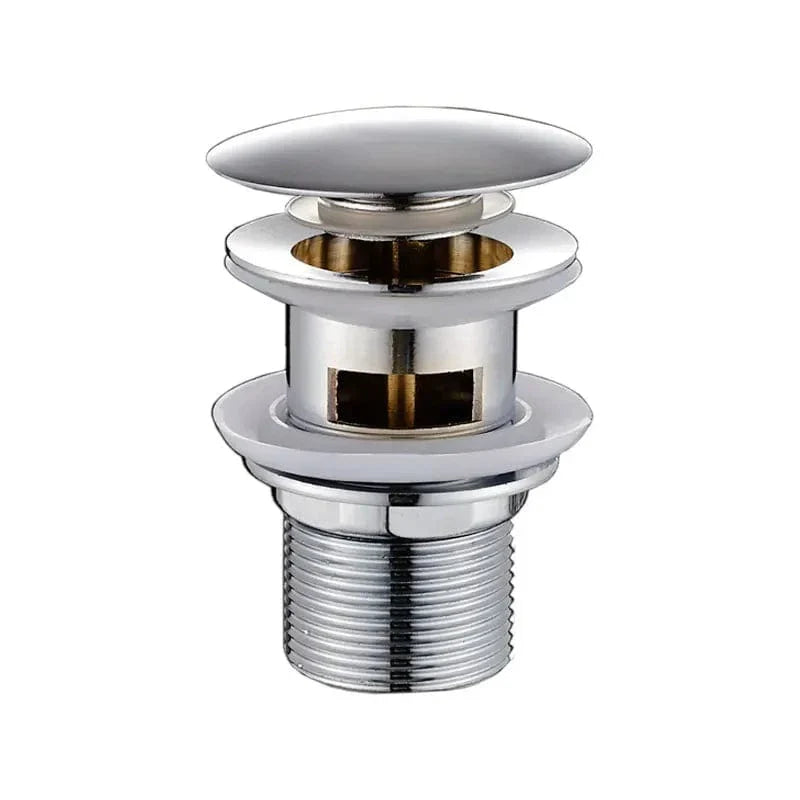 Siphon Lavabo Chromé Évacuation Discrète Vasque à Poser – Silka