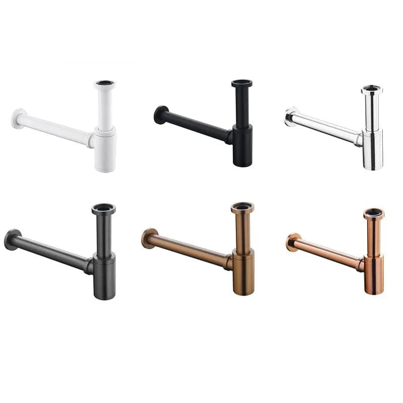 Siphon Lavabo Laiton Noir Étanchéité Durable Design Assorti – Silka
