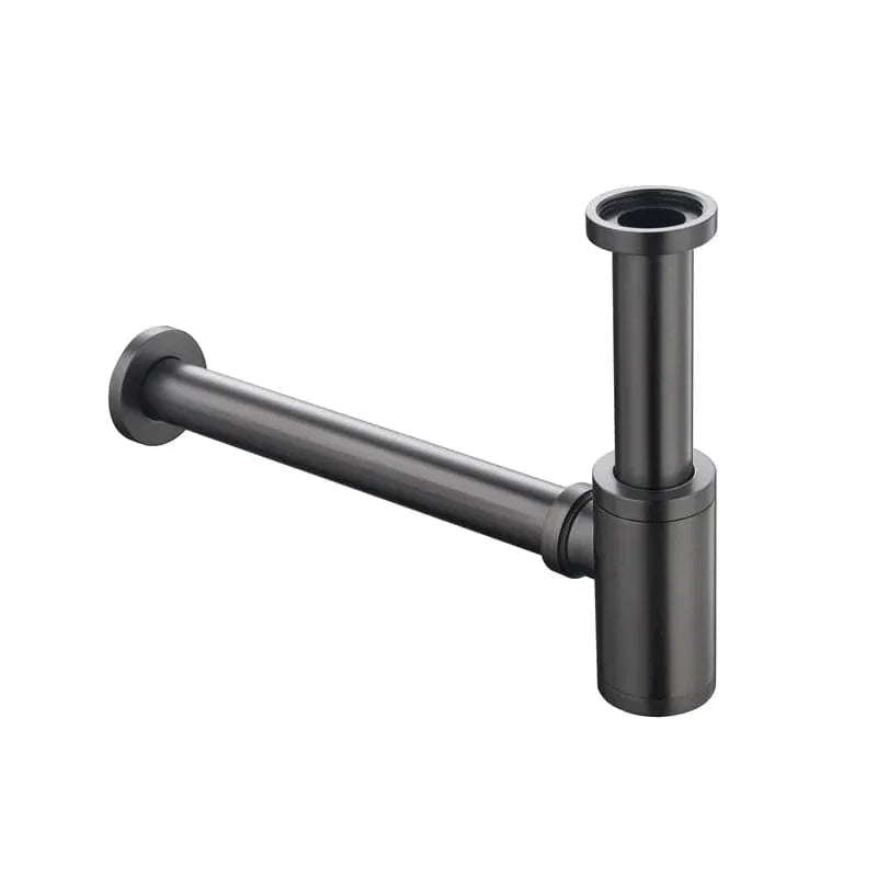 Siphon Lavabo Laiton Noir Étanchéité Durable Design Assorti – Silka