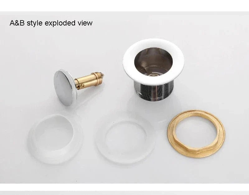 Siphon Baignoire Laiton Pop-Up Mécanisme Fluide Durable – Silka