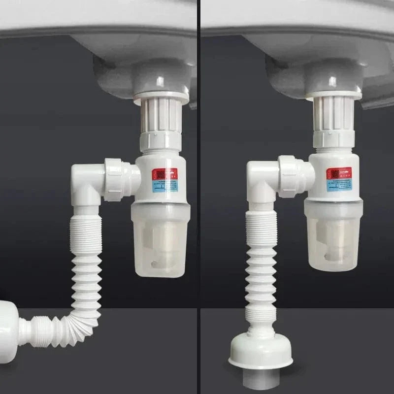 Siphon Universel Évier Extensible Anti-Odeurs Montage Facile – Silka
