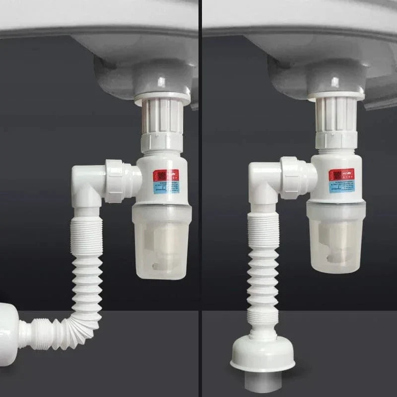 Siphon Universel Évier Extensible Anti-Odeurs Montage Facile – Silka