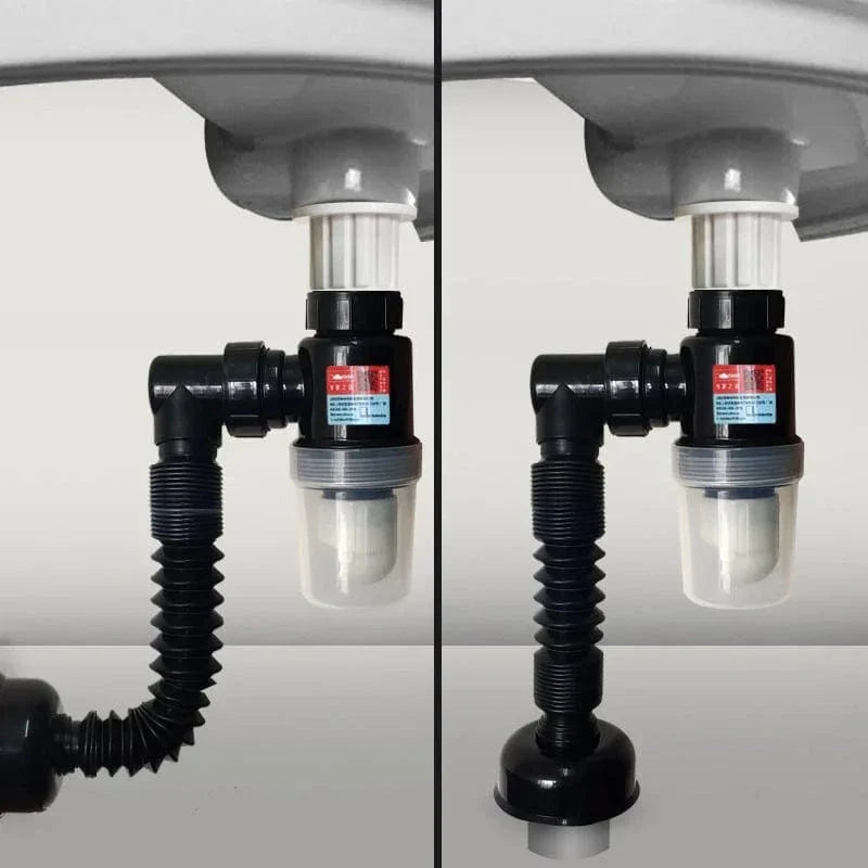 Siphon Universel Évier Extensible Anti-Odeurs Montage Facile – Silka