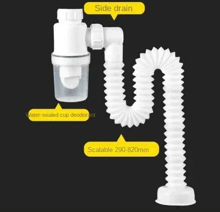 Siphon Universel Évier Extensible Anti-Odeurs Montage Facile – Silka