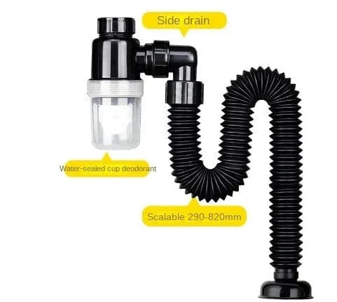 Siphon Universel Évier Extensible Anti-Odeurs Montage Facile – Silka