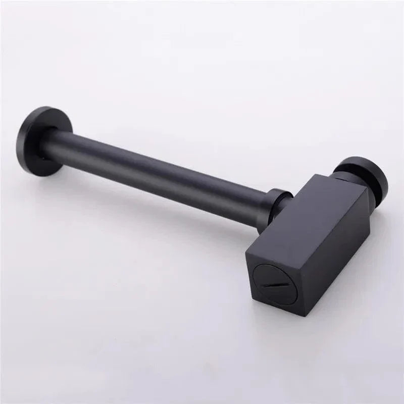 Siphon Lavabo Laiton Noir Moderne Élégant et Durable – Silka