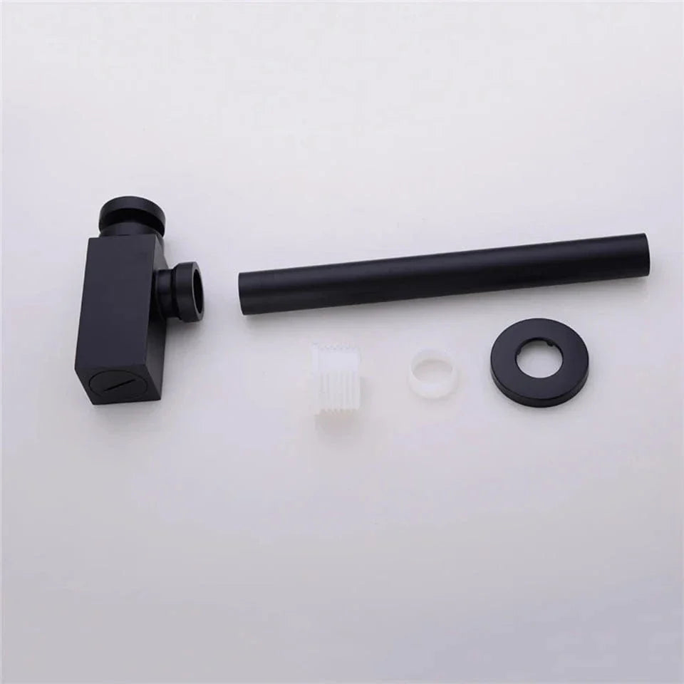 Siphon Lavabo Laiton Noir Moderne Élégant et Durable – Silka