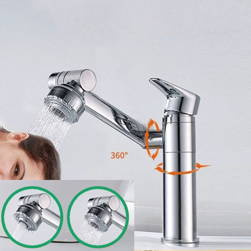 Robinet Lavabo Pivotant 360° Style Rétro Jet Orientable – Solvane