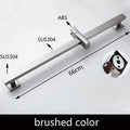 Support Pommeau de Douche Noir Inox Fixation Solide – Pluvia