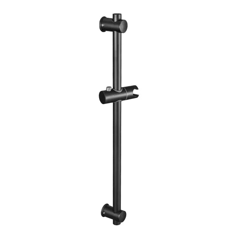 Support Pommeau de Douche Noir Inox Fixation Solide – Pluvia