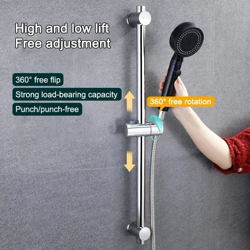 Support Pommeau de Douche Inox Durable Élégance Salle de Bain – Pluvia