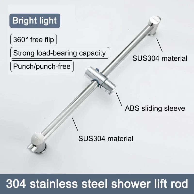 Support Pommeau de Douche Inox Durable Élégance Salle de Bain – Pluvia