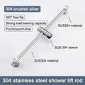 Support Pommeau de Douche Inox Durable Élégance Salle de Bain – Pluvia