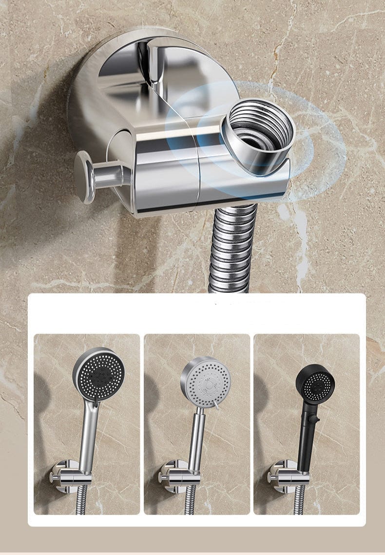 Support Pommeau de Douche Ventouse 360° Ajustable Auto-Adhésif – Pluvia