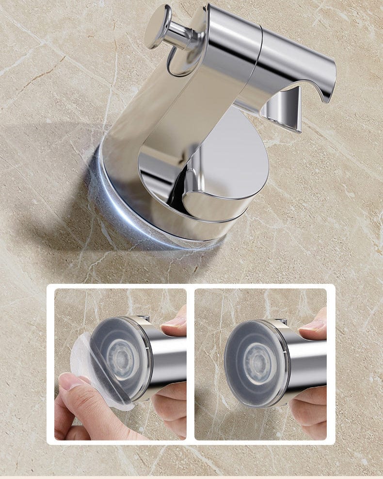 Support Pommeau de Douche Ventouse 360° Ajustable Auto-Adhésif – Pluvia