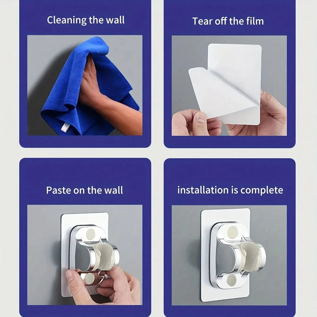 Support Ventouse Pommeau de Douche Ajustable 360° Repositionnable – Pluvia