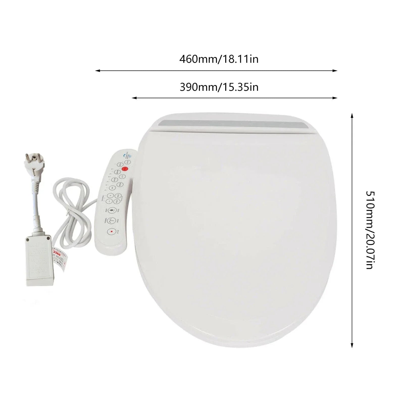 Abattant WC Japonais Électrique Fonctions Automatiques Complètes – Kaïro