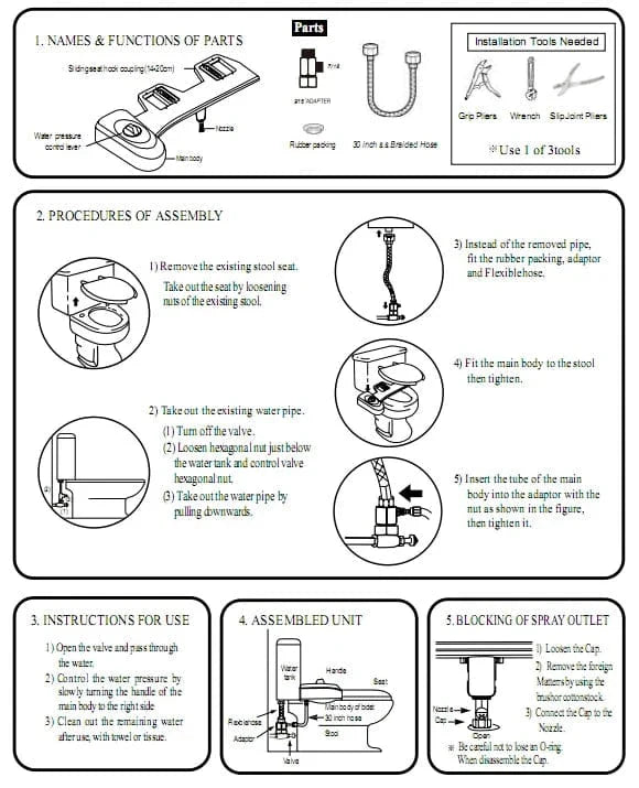 Toilette Japonaise Bidet Intelligent Confort à Prix Accessible – Nihona
